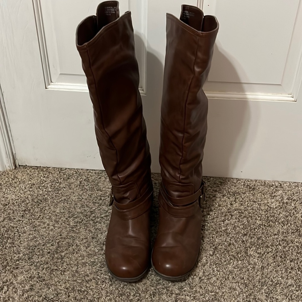 Brown boots